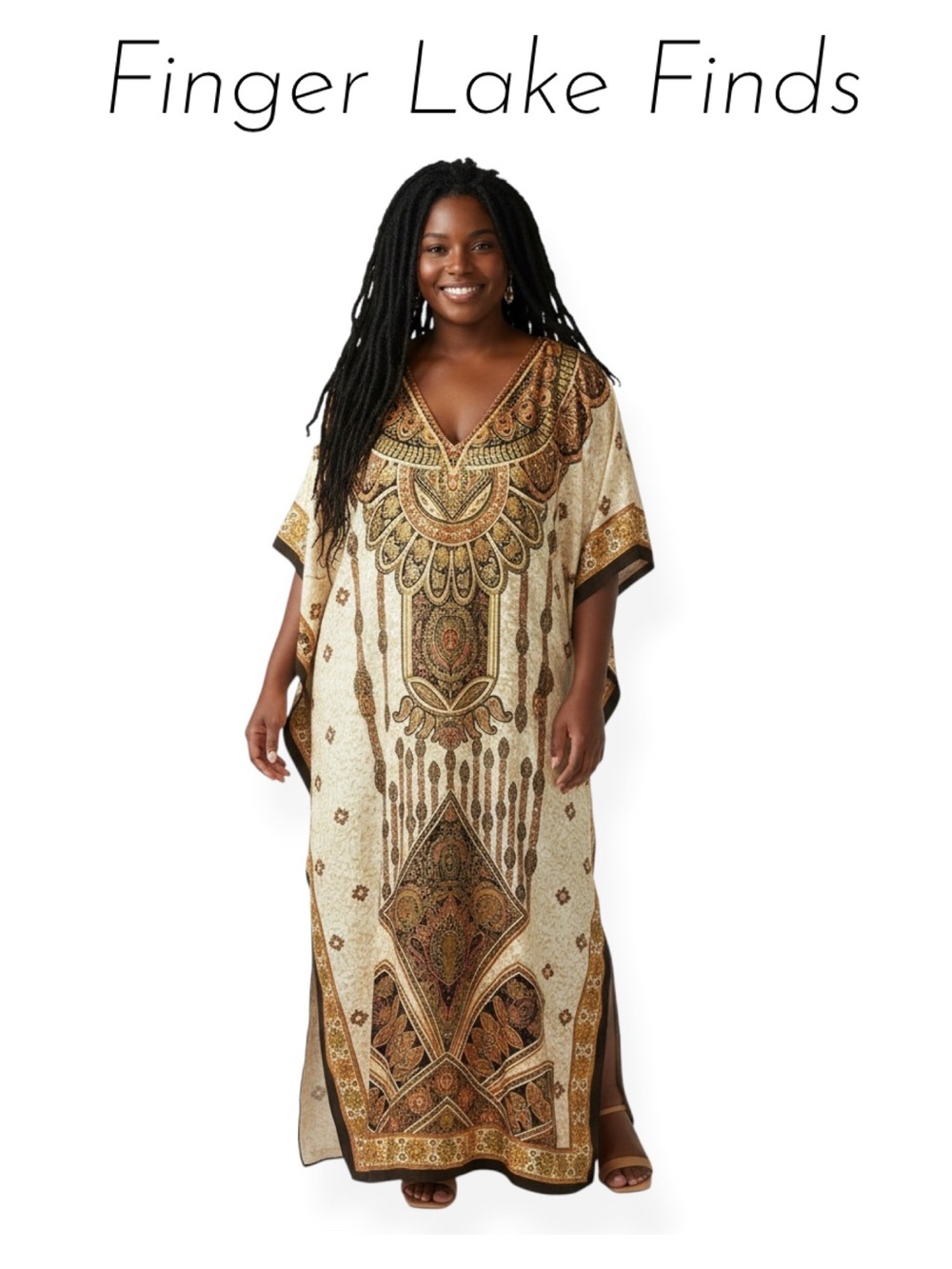 Bohemian Maxi Kaftan/ Dashiki Dress
